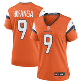 Talanoa Hufanga Denver Broncos Women's Team Game Jersey Orange - Nike