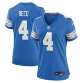 D.J. Reed Detroit Lions Women's Team Game Jersey Blue - Nike