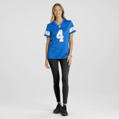 D.J. Reed Detroit Lions Women's Team Game Jersey Blue - Nike