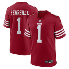 Ricky Pearsall San Francisco 49ers Team Game Jersey Scarlet - Nike