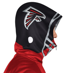 Atlanta Falcons Pro Player Helmet Full-Zip Hooded Track Jacket Red/Black - NFL