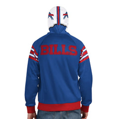 Buffalo Bills Pro Player Helmet Full-Zip Hooded Track Jacket Royal/White - NFL