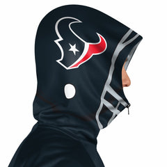 Houston Texans Pro Player Helmet Full-Zip Hooded Track Jacket Navy/Red - NFL
