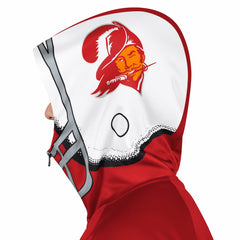 Tampa Bay Buccaneers Pro Player Retro Helmet Full-Zip Hooded Track Jacket Red/Orange - NFL