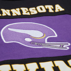 Minnesota Vikings Retro Colorblock Tank Top Black - Mitchell & Ness