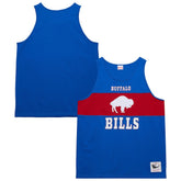 Buffalo Bills Retro Colorblock Tank Top Royal - Mitchell & Ness