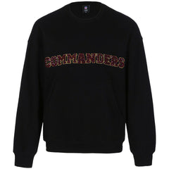 Washington Commanders Cuce Women's Chenille Jeweled Sweatshirt Black - NFL