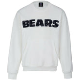 Chicago Bears Cuce Women's Chenille Jeweled Sweatshirt White - NFL