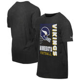 Minnesota Vikings New Era Retro Logo Enzyme Washed Oversized T-Shirt Black - NFL