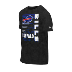Buffalo Bills New Era Retro Logo Enzyme Washed Oversized T-Shirt Black - NFL