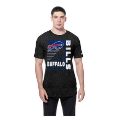 Buffalo Bills New Era Retro Logo Enzyme Washed Oversized T-Shirt Black - NFL