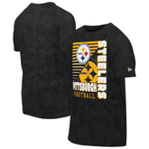 Pittsburgh Steelers New Era Enzyme Washed Oversized T-Shirt Black - NFL