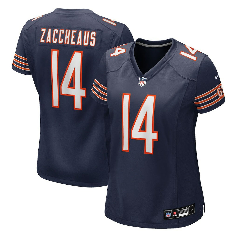Olamide Zaccheaus Chicago Bears Women's Team Game Jersey Navy - Nike