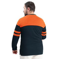 Chicago Bears G-III Sports by Carl Banks Adaptive Outlast Long Sleeve T-Shirt Navy/Orange - NFL