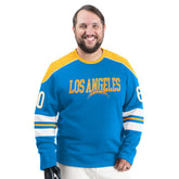Los Angeles Chargers G-III Sports by Carl Banks Adaptive Lord Stanley Crewneck Sweatshirt Powder Blue - NFL
