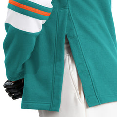 Miami Dolphins G-III Sports by Carl Banks Adaptive Lord Stanley Crewneck Sweatshirt Aqua - NFL