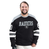 Las Vegas Raiders G-III Sports by Carl Banks Adaptive Lord Stanley Crewneck Sweatshirt Black - NFL