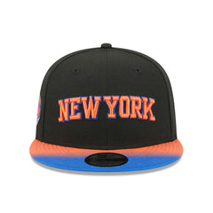 New Era - New York Knicks Jersey Hook Statement Edition 9FIFTY Snapback Hat - Black/Blue