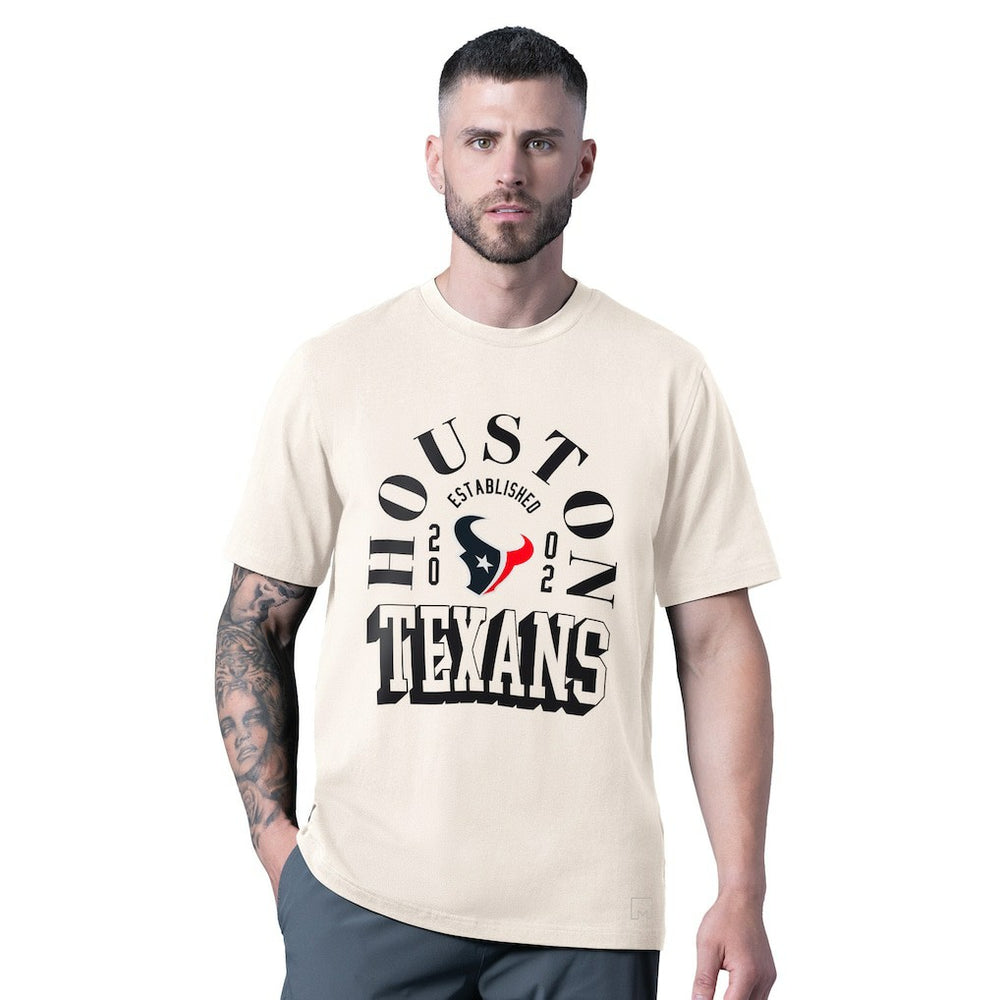 Houston Texans MSX by Michael Strahan Whiteout Vintage T-Shirt White - NFL