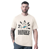 Miami Dolphins MSX by Michael Strahan Whiteout Vintage T-Shirt White - NFL
