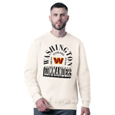 Washington Commanders MSX by Michael Strahan Whiteout Tri-Blend Sweatshirt White - NFL