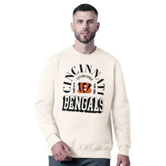 Cincinnati Bengals MSX by Michael Strahan Whiteout Tri-Blend Sweatshirt White - NFL
