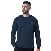 Seattle Seahawks MSX by Michael Strahan Forward Long-Sleeve T-Shirt Navy - NFL