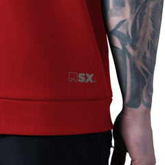 Kansas City Chiefs MSX by Michael Strahan Tri-Blend Rebound Sleeveless Hoodie Red - NFL