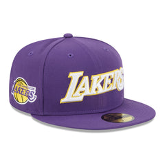 New Era - Los Angeles Lakers Jersey Hook Statement Edition 59FIFTY Fitted Hat - Purple