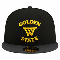 New Era - Golden State Warriors Statement Edition Jersey Hook 59Fifty Fitted Hat - Black