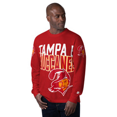 Tampa Bay Buccaneers Starter Extreme Clutch Hit Vintage Logo Long Sleeve T-Shirt Red - NFL