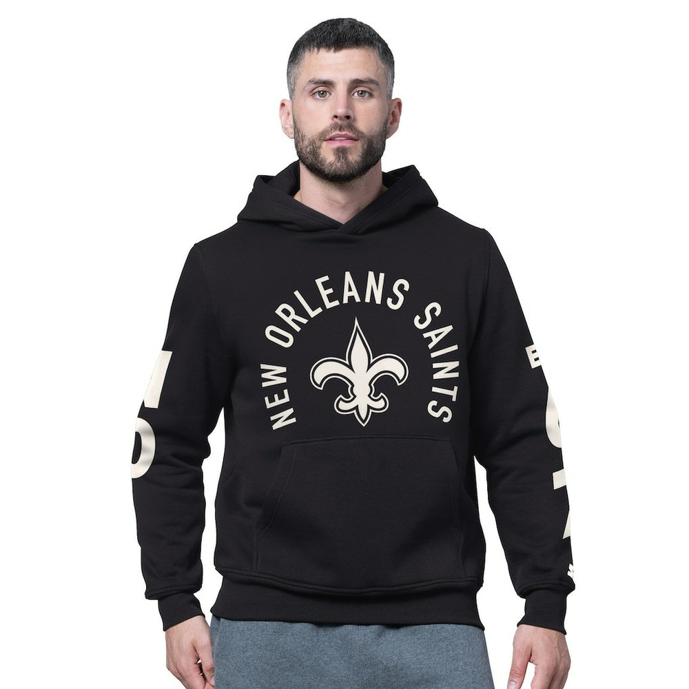 New Orleans Saints Starter Handoff Fleece Hoodie Sweatshirt Black - NFL