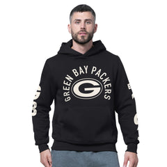 Green Bay Packers Starter Handoff Fleece Hoodie Sweatshirt Black - NFL