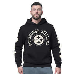 Pittsburgh Steelers Starter Handoff Fleece Hoodie Sweatshirt Black - NFL