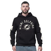 Miami Dolphins Starter Handoff Fleece Hoodie Sweatshirt Black - NFL