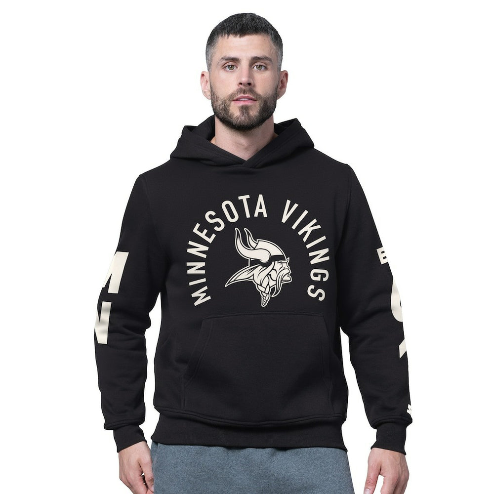 Minnesota Vikings Starter Handoff Fleece Hoodie Sweatshirt Black - NFL
