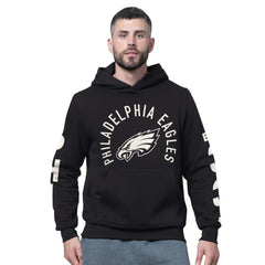 Philadelphia Eagles Starter Handoff Fleece Hoodie Sweatshirt Black - NFL