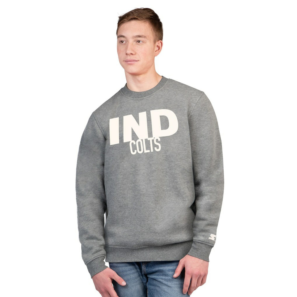 Indianapolis Colts Starter Assist Sweatshirt Charcoal - NFL