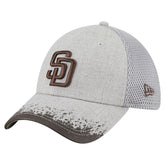San Diego Padres New Era Visor Paint Splatter 39THIRTY Flex Hat Clearance