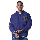 Baltimore Ravens G-III Sports by Carl Banks Power Forward Commemorative Full-Zip Hooded Jacket Purple - NFL