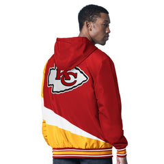 Kansas City Chiefs G-III Sports by Carl Banks Dual Threat Reversable Full-Zip Hooded Jacket Red/Charcoal - NFL