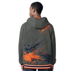 Denver Broncos G-III Sports by Carl Banks Dual Threat Reversable Full-Zip Hooded Jacket Orange/Charcoal - NFL