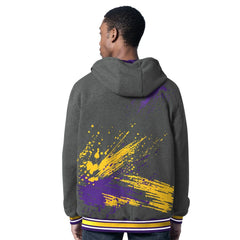 Minnesota Vikings G-III Sports by Carl Banks Dual Threat Reversable Full-Zip Hooded Jacket Purple/Charcoal - NFL