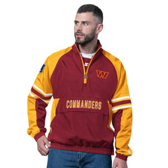 Washington Commanders Starter Prospect Half-Zip Pullover Burgundy - NFL