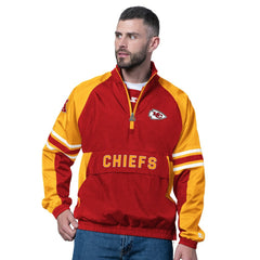 Kansas City Chiefs Starter Prospect Half-Zip Pullover Red - NFL