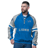 Detroit Lions Starter Prospect Half-Zip Pullover Blue - NFL