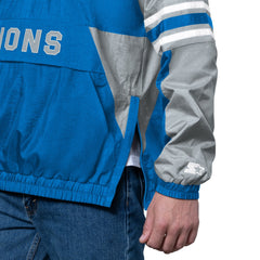 Detroit Lions Starter Prospect Half-Zip Pullover Blue - NFL