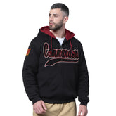 Washington Commanders Starter Big Shot Full-Zip Double Hoodie Black - NFL