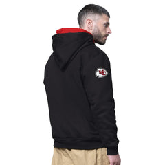 Kansas City Chiefs Starter Big Shot Full-Zip Double Hoodie Black - NFL