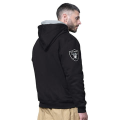 Las Vegas Raiders Starter Big Shot Full-Zip Double Hoodie Black - NFL